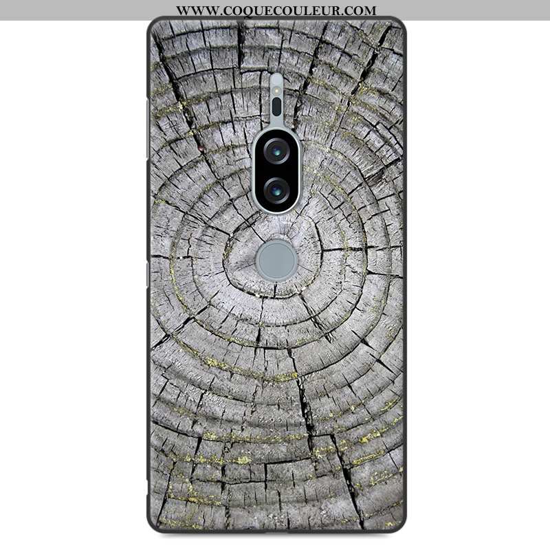 Coque Sony Xperia Xz2 Premium Silicone Gris Coque, Housse Sony Xperia Xz2 Premium Protection Personn