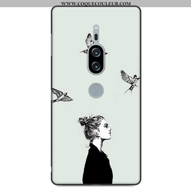 Coque Sony Xperia Xz2 Premium Protection Jaune Étui, Housse Sony Xperia Xz2 Premium Fluide Doux Télé