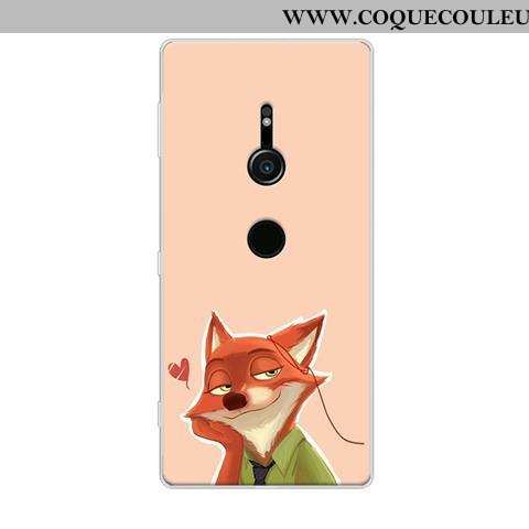 Étui Sony Xperia Xz2 Protection Noir, Coque Sony Xperia Xz2 Dessin Animé Fluide Doux Noir