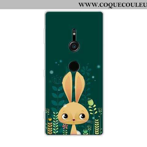 Étui Sony Xperia Xz2 Protection Noir, Coque Sony Xperia Xz2 Dessin Animé Fluide Doux Noir