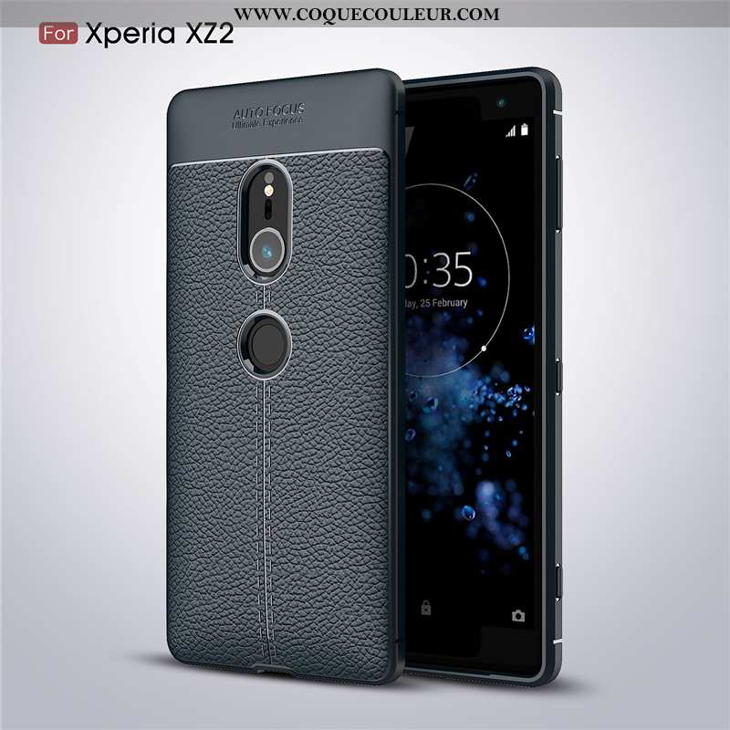 Housse Sony Xperia Xz2 Protection Téléphone Portable Incassable, Étui Sony Xperia Xz2 Fluide Doux Gr