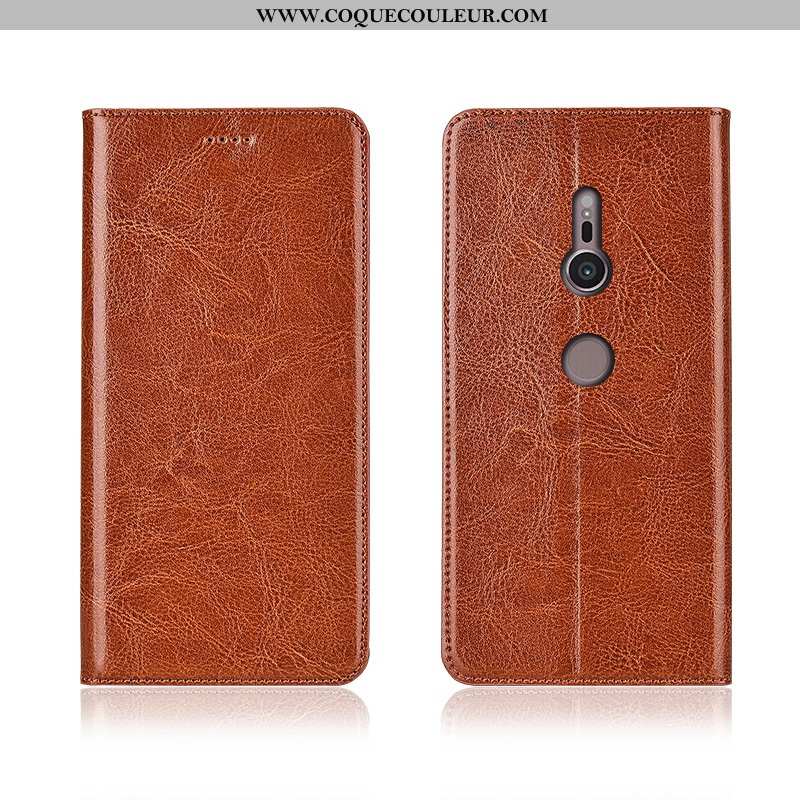 Housse Sony Xperia Xz2 Cuir Protection Véritable Incassable, Étui Sony Xperia Xz2 Modèle Fleurie Tou