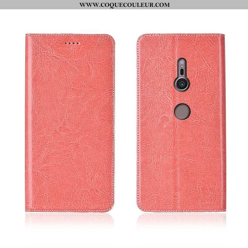 Housse Sony Xperia Xz2 Cuir Protection Véritable Incassable, Étui Sony Xperia Xz2 Modèle Fleurie Tou