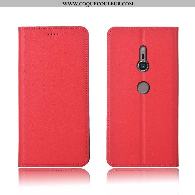 Étui Sony Xperia Xz2 Silicone Cuir Jaune, Coque Sony Xperia Xz2 Protection Incassable Jaune