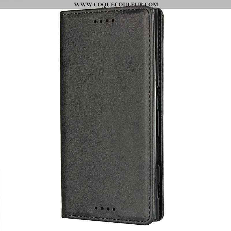 Housse Sony Xperia Xz2 Protection Noir Téléphone Portable, Étui Sony Xperia Xz2 Cuir