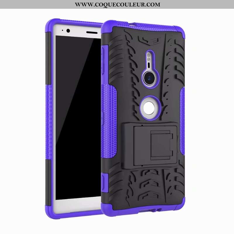 Étui Sony Xperia Xz2 Protection Tendance Silicone, Coque Sony Xperia Xz2 Personnalité Violet