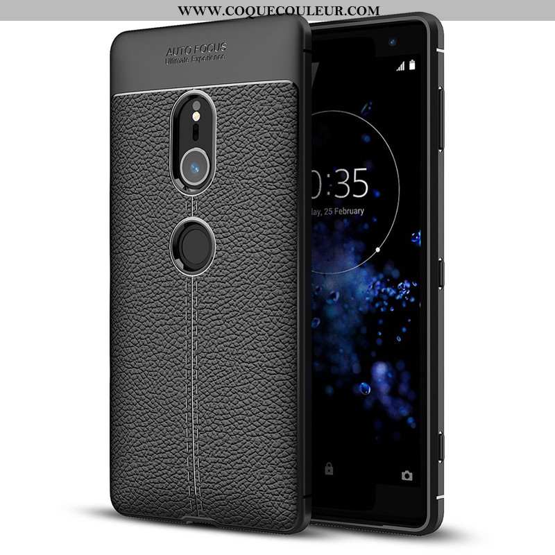 Coque Sony Xperia Xz2 Silicone Tout Compris Fluide Doux, Housse Sony Xperia Xz2 Protection Noir