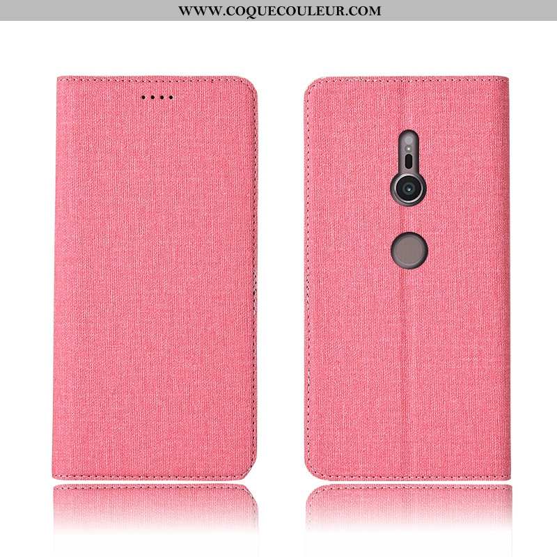 Étui Sony Xperia Xz2 Fluide Doux Clamshell Bleu, Coque Sony Xperia Xz2 Silicone Bleu