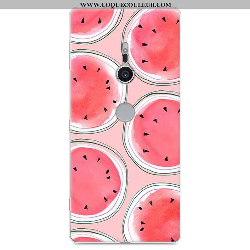 Étui Sony Xperia Xz2 Dessin Animé Incassable Tout Compris, Coque Sony Xperia Xz2 Fluide Doux Rose