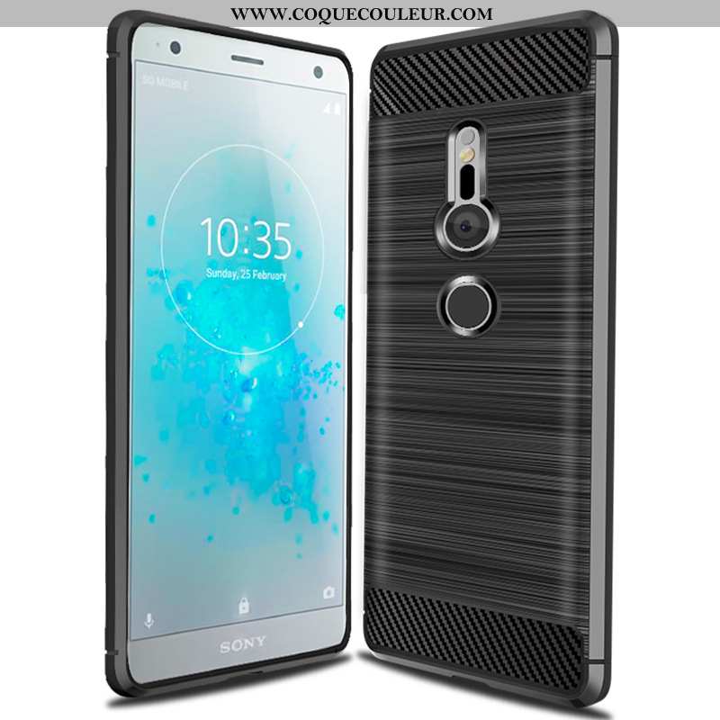 Housse Sony Xperia Xz3 Fluide Doux Téléphone Portable Noir, Étui Sony Xperia Xz3 Silicone Protection