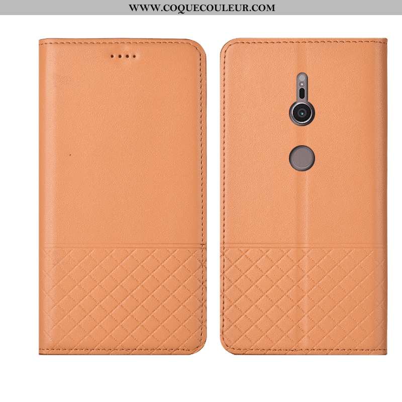 Coque Sony Xperia Xz3 Cuir Étui Housse, Housse Sony Xperia Xz3 Fluide Doux Rouge