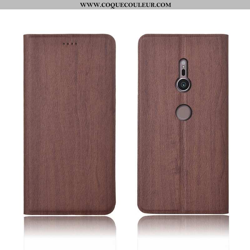 Coque Sony Xperia Xz3 Cuir Incassable Protection, Housse Sony Xperia Xz3 Modèle Fleurie Téléphone Po