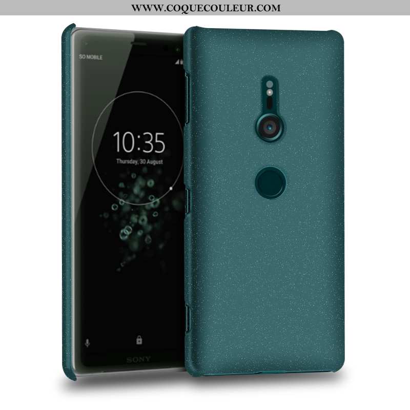 Étui Sony Xperia Xz3 Protection Téléphone Portable Vert, Coque Sony Xperia Xz3 Délavé En Daim Verte