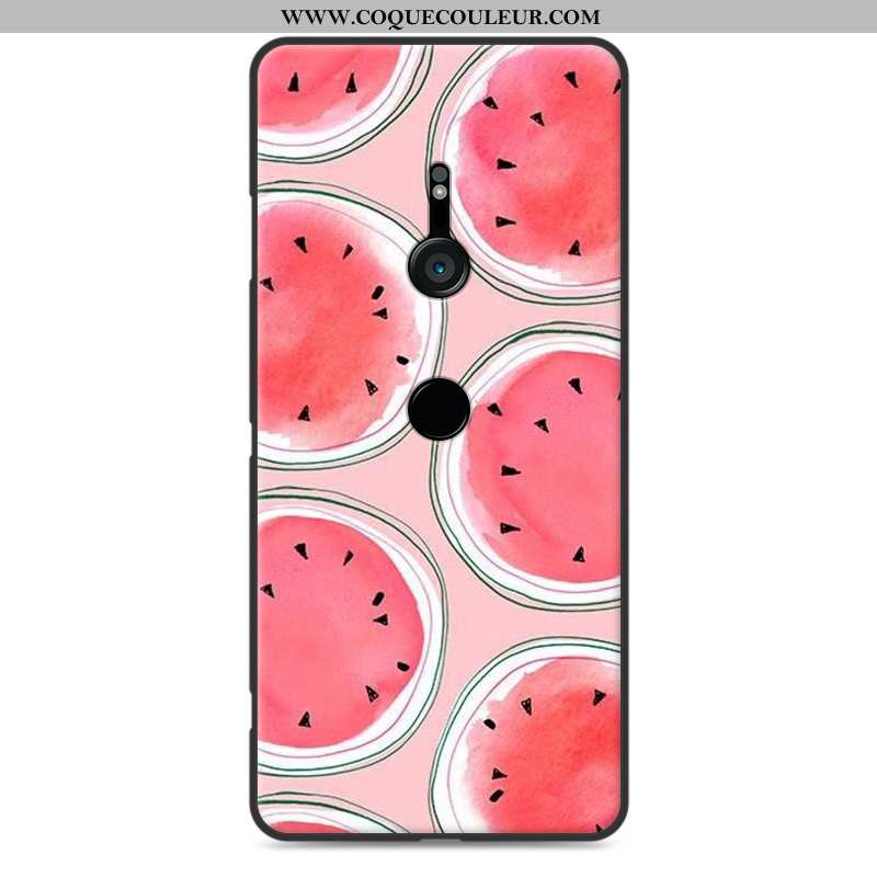 Étui Sony Xperia Xz3 Silicone Fluide Doux Paysage, Coque Sony Xperia Xz3 Protection Peinture Bleu