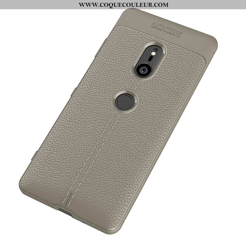 Coque Sony Xperia Xz3 Silicone Étui Gris, Housse Sony Xperia Xz3 Protection Fluide Doux Gris