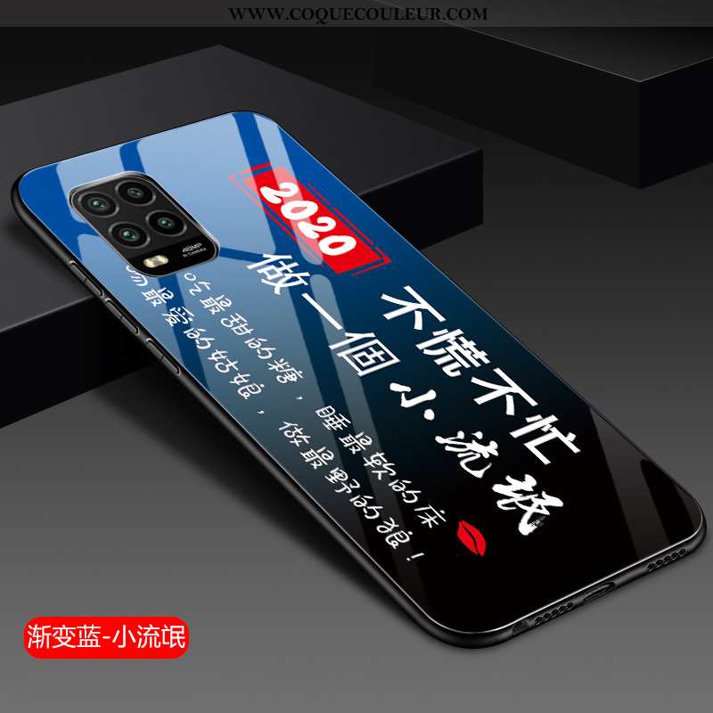 Étui Xiaomi Mi 10 Lite Fluide Doux Difficile Téléphone Portable, Coque Xiaomi Mi 10 Lite Silicone Or