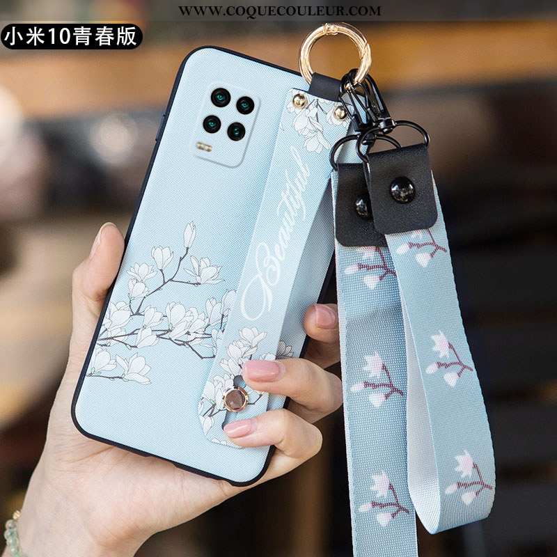 Housse Xiaomi Mi 10 Lite Créatif Art Tendance, Étui Xiaomi Mi 10 Lite Ultra Incassable Rose