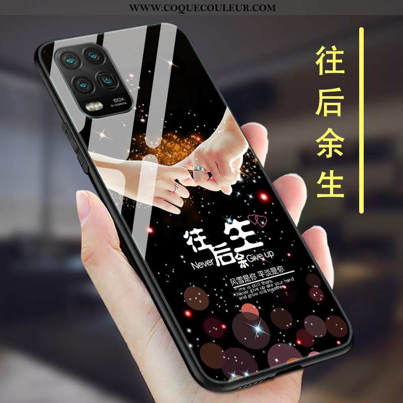 Coque Xiaomi Mi 10 Lite Personnalité Net Rouge Jeunesse, Housse Xiaomi Mi 10 Lite Créatif Miroir Mar