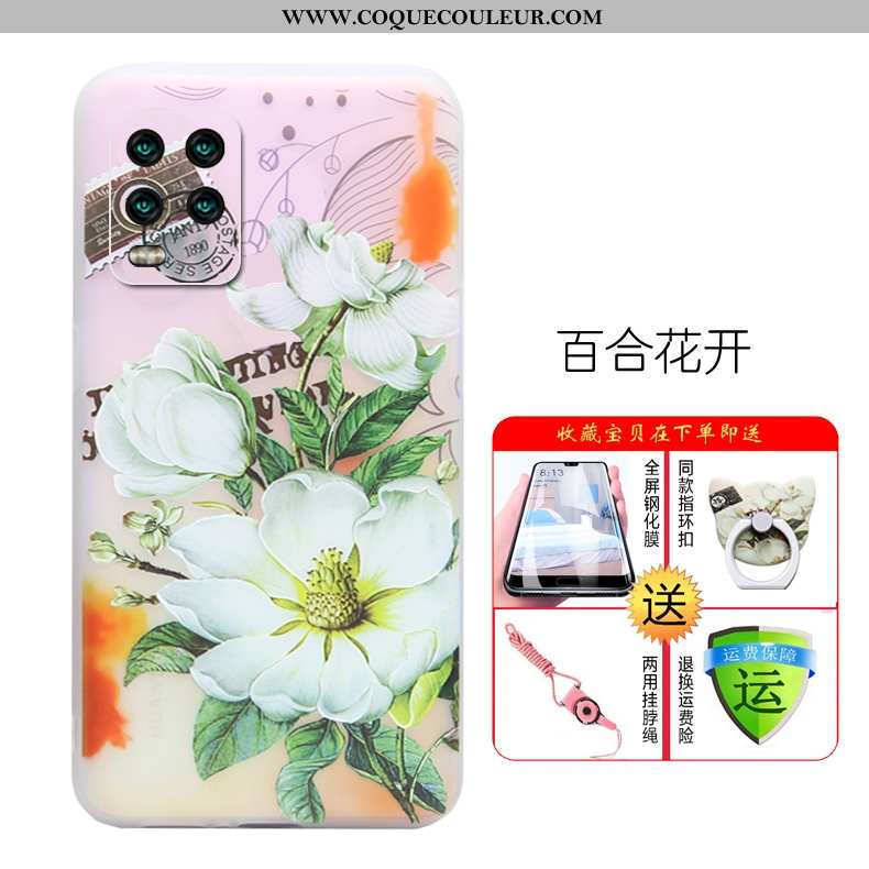 Housse Xiaomi Mi 10 Lite Créatif Rose Tendance, Étui Xiaomi Mi 10 Lite Ultra