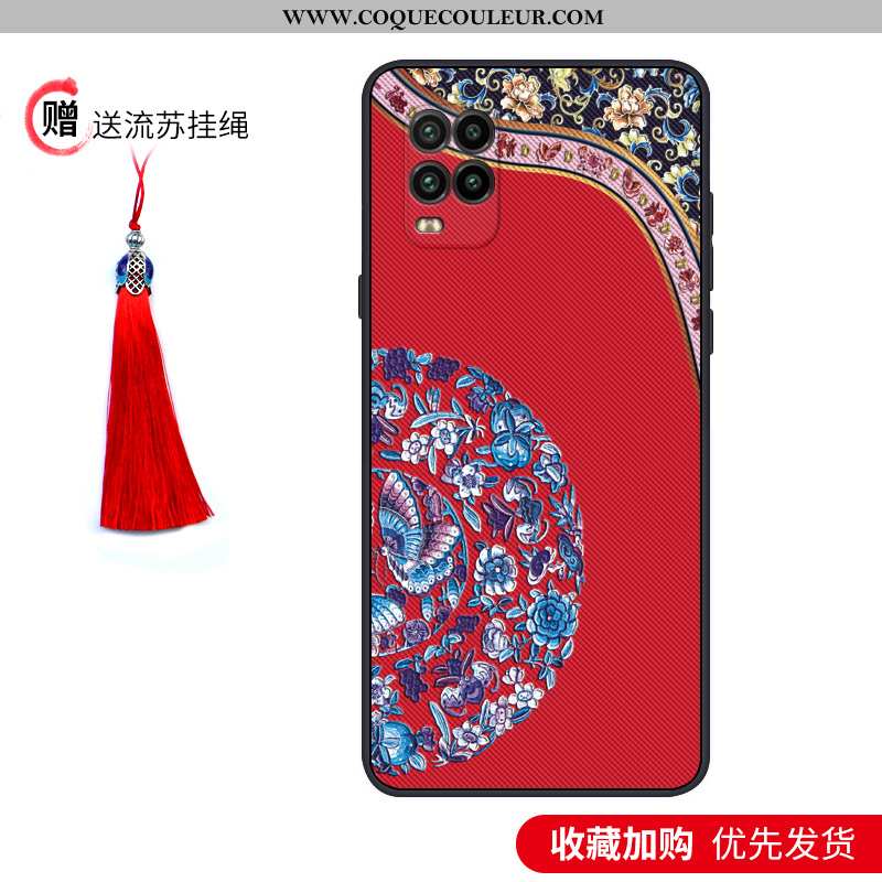 Étui Xiaomi Mi 10 Lite Silicone Tout Compris Coque, Coque Xiaomi Mi 10 Lite Protection Petit Bleu