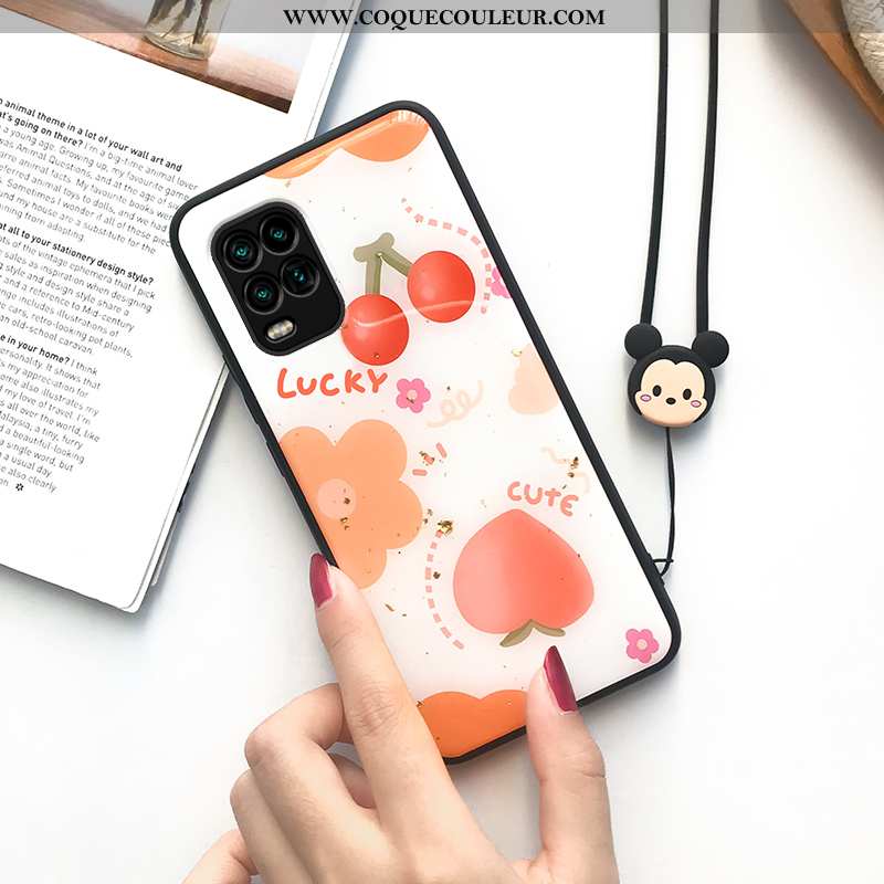 Étui Xiaomi Mi 10 Lite Créatif Silicone Tout Compris, Coque Xiaomi Mi 10 Lite Fluide Doux Personnali