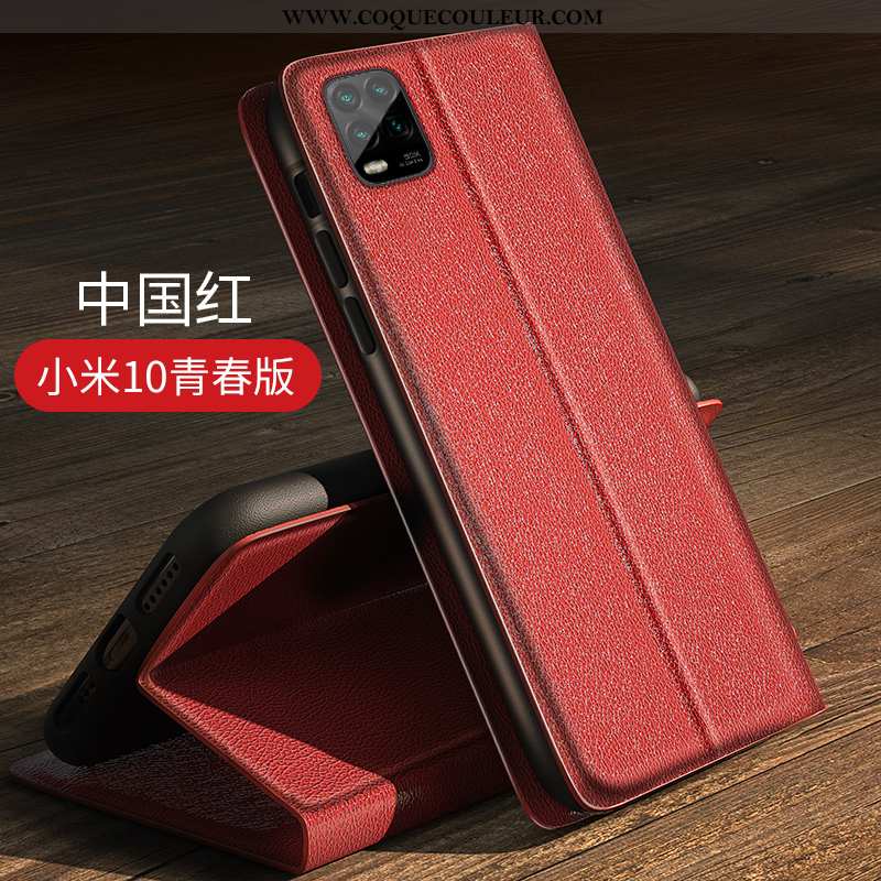 Étui Xiaomi Mi 10 Lite Fluide Doux Ultra Étui, Coque Xiaomi Mi 10 Lite Silicone Noir