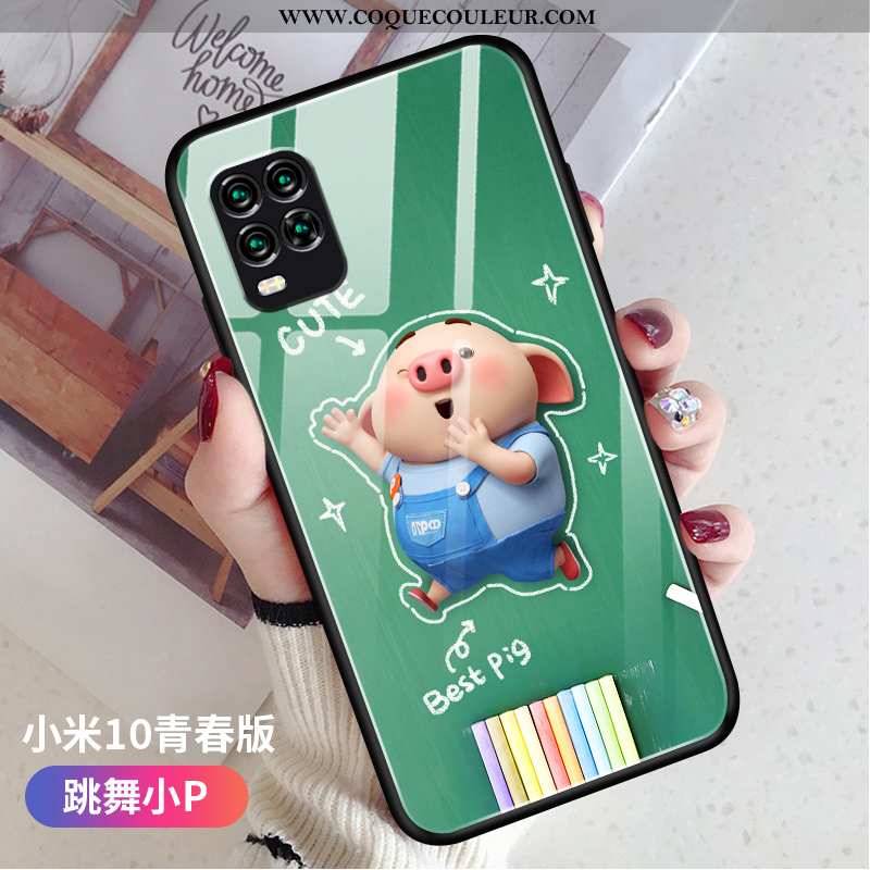 Étui Xiaomi Mi 10 Lite Personnalité Net Rouge Fluide Doux, Coque Xiaomi Mi 10 Lite Dessin Animé Tend