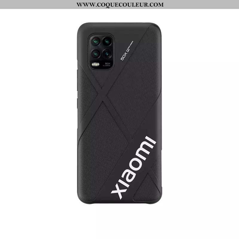 Coque Xiaomi Mi 10 Lite Protection Jaune Géométrie, Housse Xiaomi Mi 10 Lite Petit