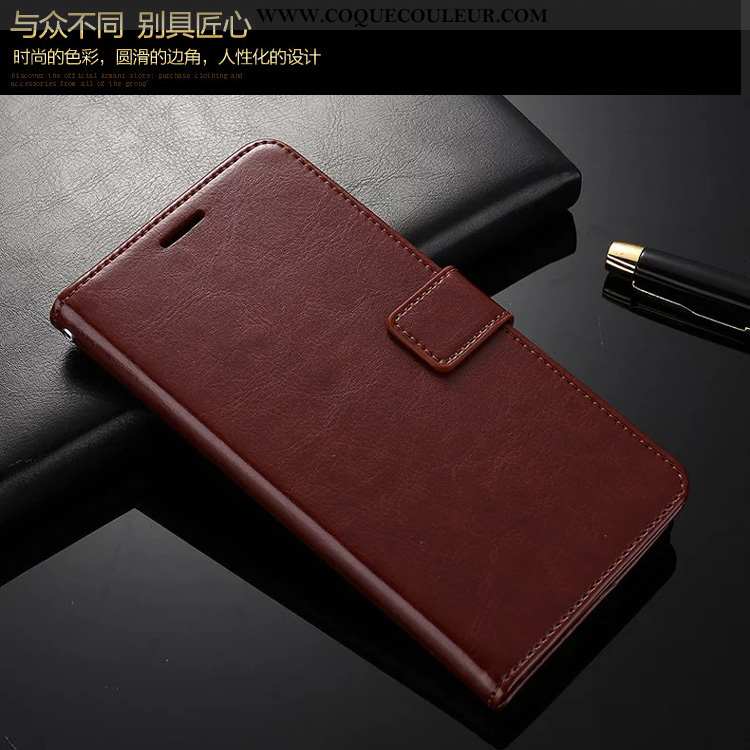 Étui Xiaomi Mi 10 Lite Cuir Jeunesse Nouveau, Coque Xiaomi Mi 10 Lite Protection Housse Marron