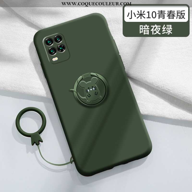 Housse Xiaomi Mi 10 Lite Légère Protection Tendance, Étui Xiaomi Mi 10 Lite Fluide Doux Rouge