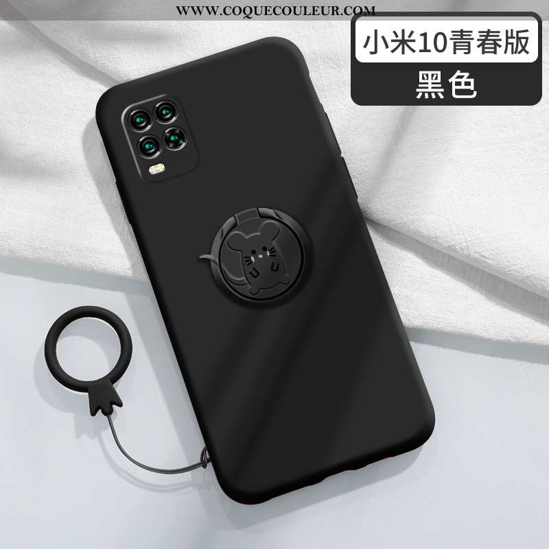 Housse Xiaomi Mi 10 Lite Légère Protection Tendance, Étui Xiaomi Mi 10 Lite Fluide Doux Rouge