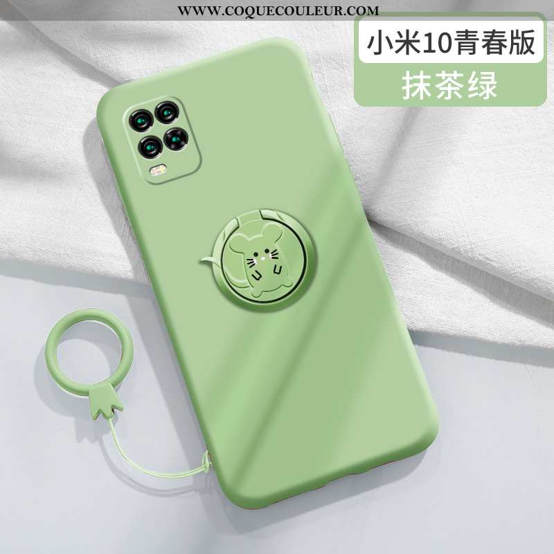 Housse Xiaomi Mi 10 Lite Légère Protection Tendance, Étui Xiaomi Mi 10 Lite Fluide Doux Rouge