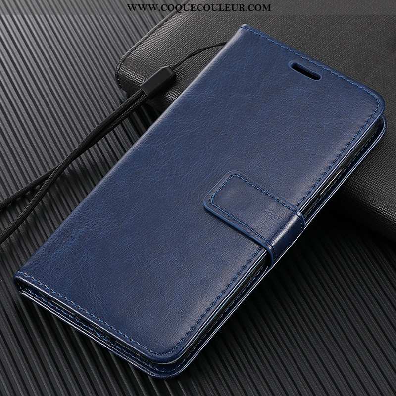 Coque Xiaomi Mi 10 Pro Fluide Doux Cuir Étui, Housse Xiaomi Mi 10 Pro Silicone Tout Compris Bleu