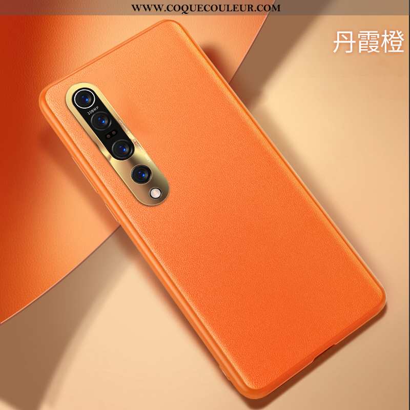 Coque Xiaomi Mi 10 Pro Tendance Luxe Cuir, Housse Xiaomi Mi 10 Pro Légère Ultra Verte