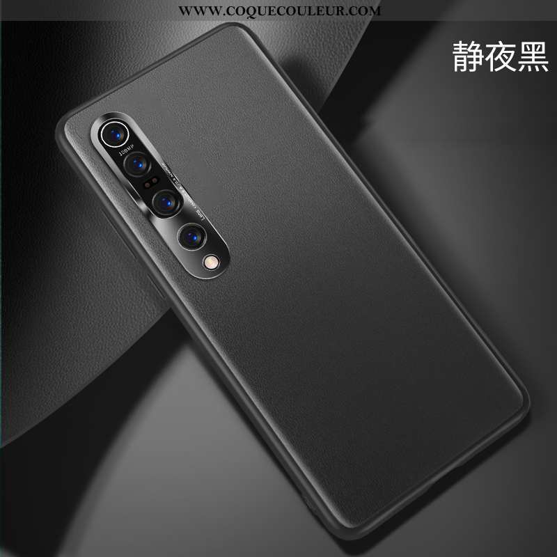 Coque Xiaomi Mi 10 Pro Tendance Luxe Cuir, Housse Xiaomi Mi 10 Pro Légère Ultra Verte