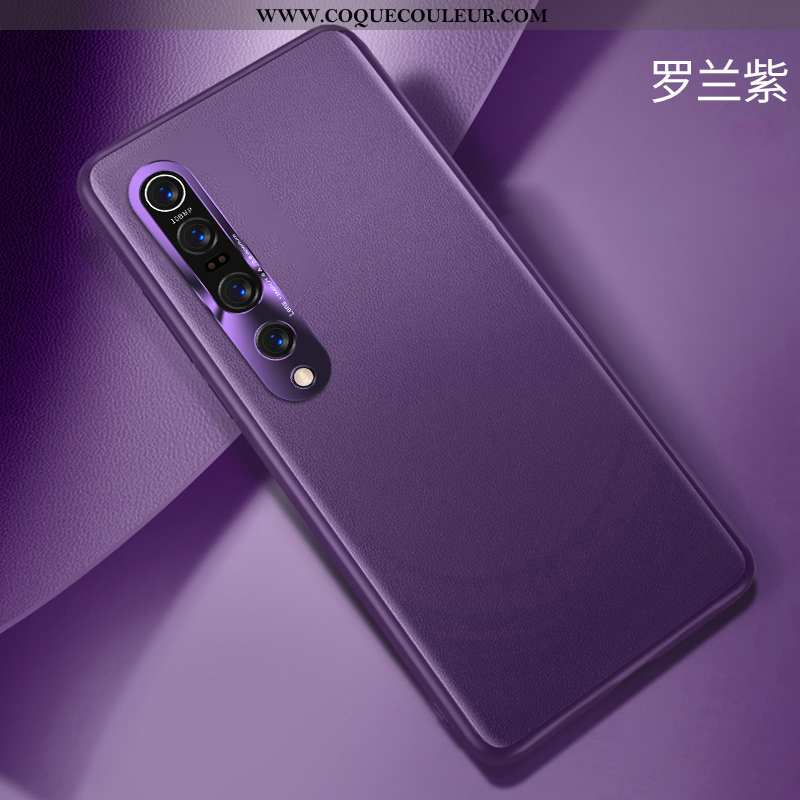 Coque Xiaomi Mi 10 Pro Tendance Luxe Cuir, Housse Xiaomi Mi 10 Pro Légère Ultra Verte