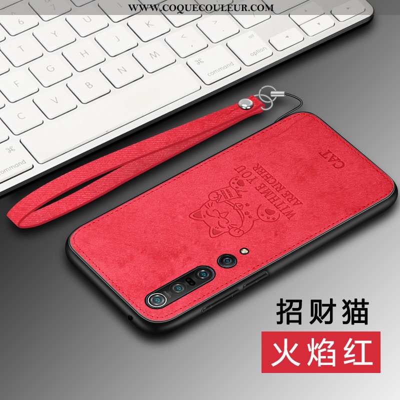 Coque Xiaomi Mi 10 Pro Silicone Incassable Luxe, Housse Xiaomi Mi 10 Pro Protection Nouveau Rose