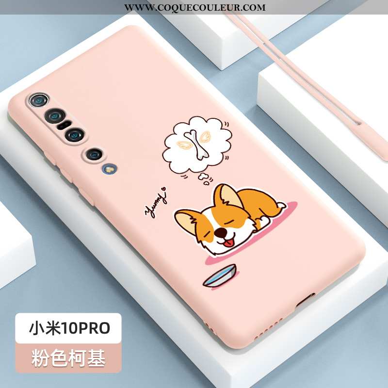 Étui Xiaomi Mi 10 Pro Délavé En Daim Fluide Doux Coque, Coque Xiaomi Mi 10 Pro Personnalité Légère N