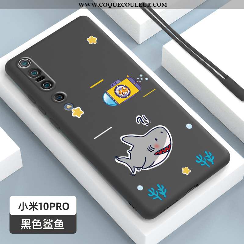 Étui Xiaomi Mi 10 Pro Délavé En Daim Fluide Doux Coque, Coque Xiaomi Mi 10 Pro Personnalité Légère N