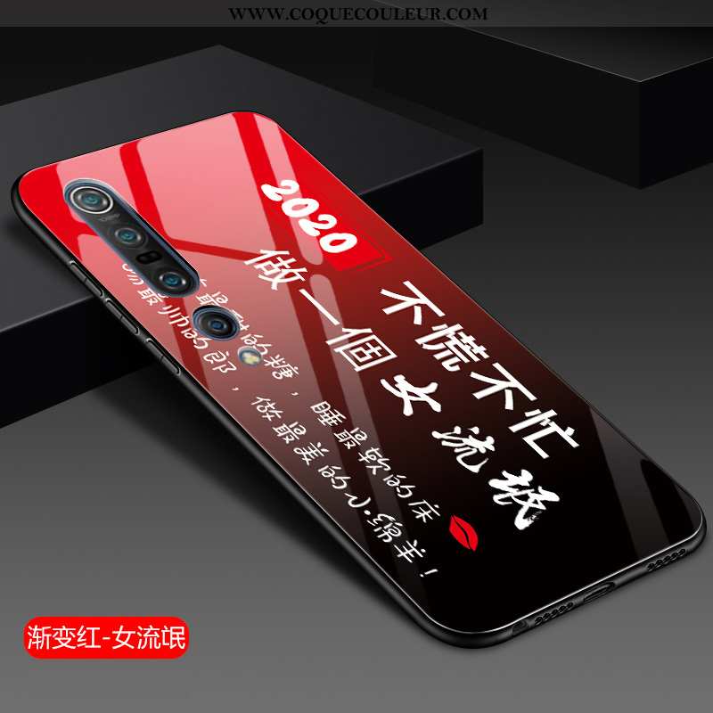 Coque Xiaomi Mi 10 Pro Protection Téléphone Portable Fluide Doux, Housse Xiaomi Mi 10 Pro Verre Déla