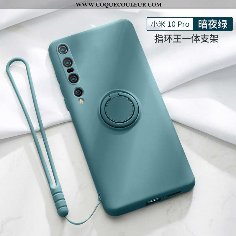 Coque Xiaomi Mi 10 Pro Légère Ultra Coque, Housse Xiaomi Mi 10 Pro Silicone Petit Verte