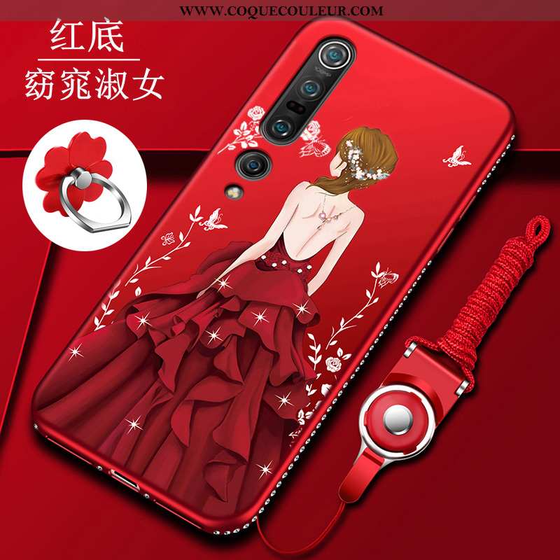 Coque Xiaomi Mi 10 Pro Délavé En Daim Créatif Incassable, Housse Xiaomi Mi 10 Pro Personnalité Télép
