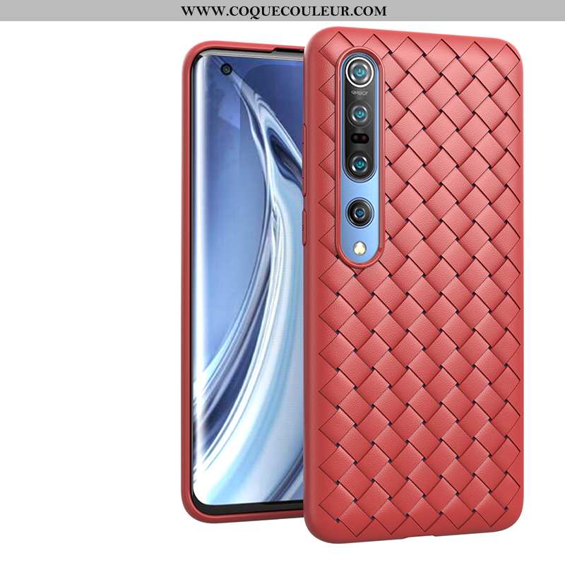 Étui Xiaomi Mi 10 Pro Fluide Doux Téléphone Portable Délavé En Daim, Coque Xiaomi Mi 10 Pro Silicone