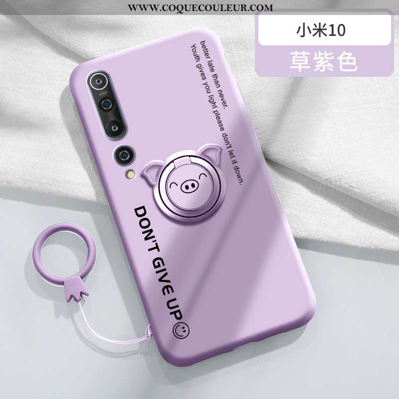 Coque Xiaomi Mi 10 Protection Étui, Housse Xiaomi Mi 10 Créatif À Bord Bleu