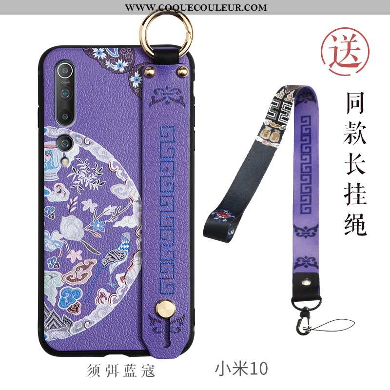 Étui Xiaomi Mi 10 Ultra Téléphone Portable Incassable, Coque Xiaomi Mi 10 Tendance Violet