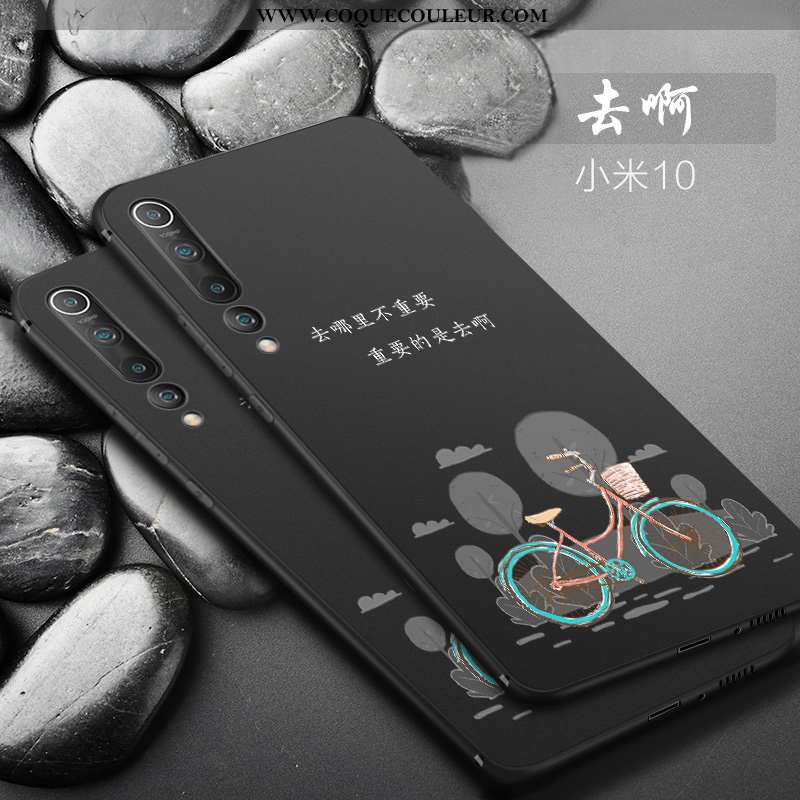 Housse Xiaomi Mi 10 Délavé En Daim Protection Tout Compris, Étui Xiaomi Mi 10 Tendance Incassable No