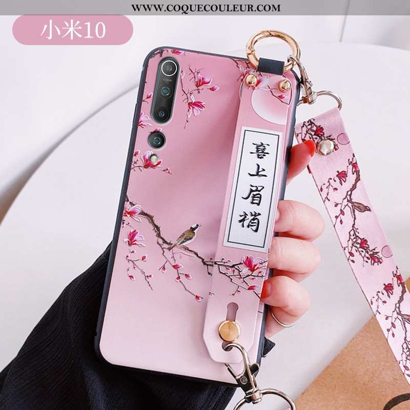 Housse Xiaomi Mi 10 Ultra Rose Incassable, Étui Xiaomi Mi 10 Légère Téléphone Portable