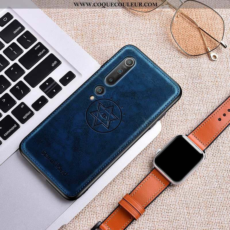 Coque Xiaomi Mi 10 Tendance Étui Fluide Doux, Housse Xiaomi Mi 10 Légère Verte