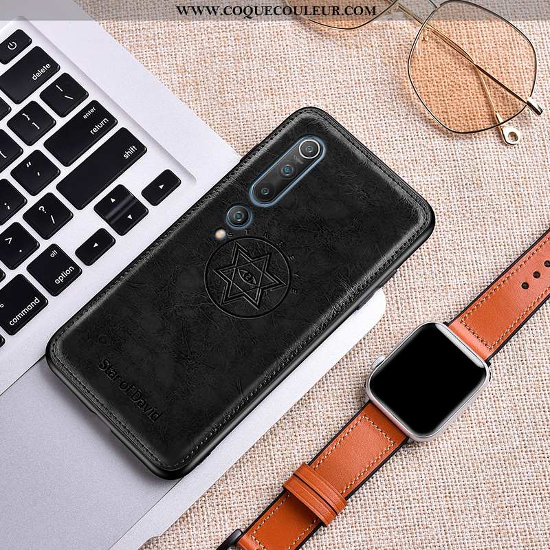 Coque Xiaomi Mi 10 Tendance Étui Fluide Doux, Housse Xiaomi Mi 10 Légère Verte