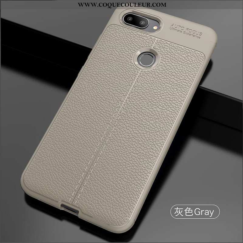 Étui Xiaomi Mi 8 Lite Cuir Coque Noir, Xiaomi Mi 8 Lite Modèle Fleurie Litchi Noir